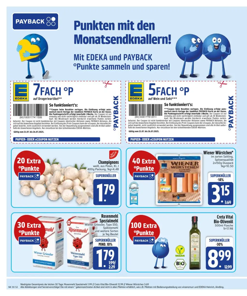 Edeka Prospekt KW30 mit aktuellen Angeboten und attraktiven Rabatten – günstige Lebensmittel, Sparen Sie bei Edeka Prospekt diese Woche!