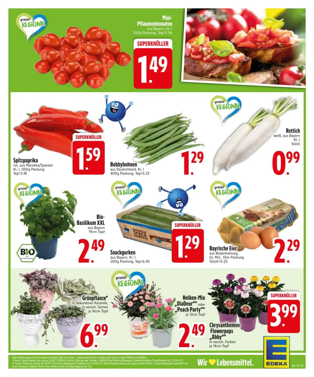 Edeka Prospekt KW32 mit aktuellen Angeboten und attraktiven Rabatten – günstige Lebensmittel, Sparen Sie bei Edeka Prospekt diese Woche!