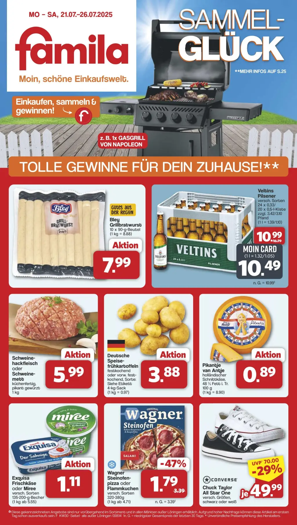 Famila Prospekt KW30 mit aktuellen Angeboten und attraktiven Rabatten – günstige Lebensmittel, Sparen Sie bei Famila Prospekt diese Woche!