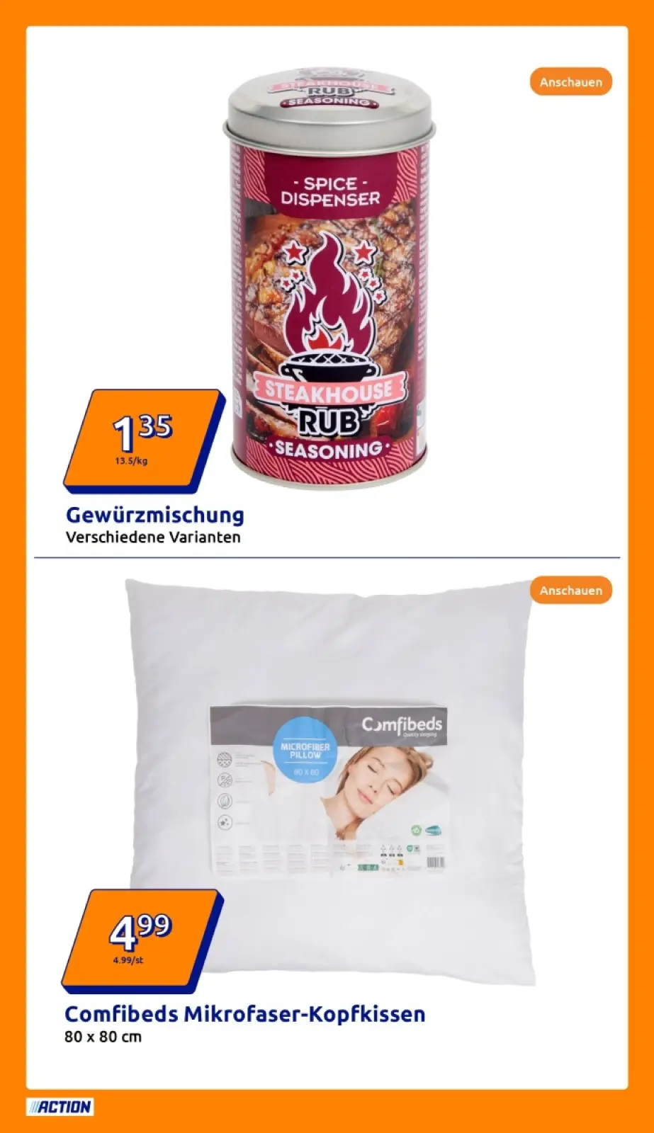 Action Prospekt KW39 mit aktuellen Angeboten und attraktiven Rabatten – günstige Lebensmittel, Sparen Sie bei Action Prospekt diese Woche!