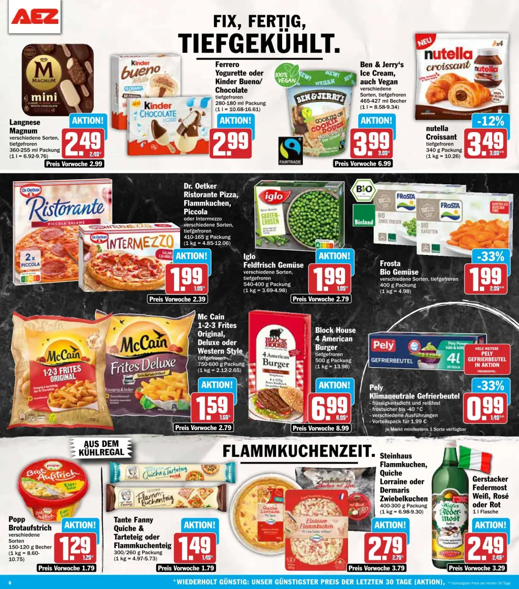AEZ Prospekt KW36 mit aktuellen Angeboten und attraktiven Rabatten – günstige Lebensmittel, Sparen Sie bei AEZ Prospekt diese Woche!