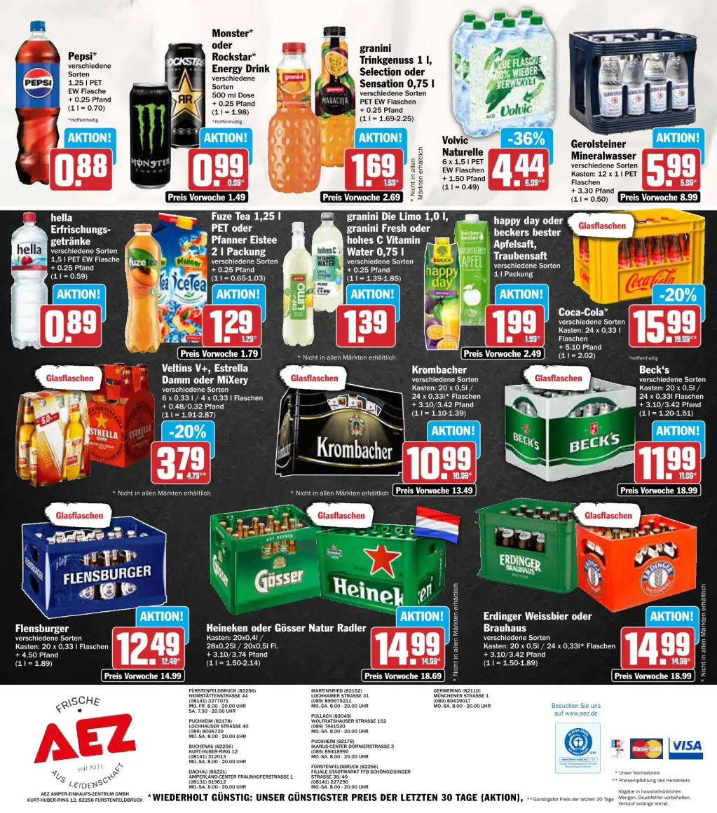 AEZ Prospekt KW36 mit aktuellen Angeboten und attraktiven Rabatten – günstige Lebensmittel, Sparen Sie bei AEZ Prospekt diese Woche!