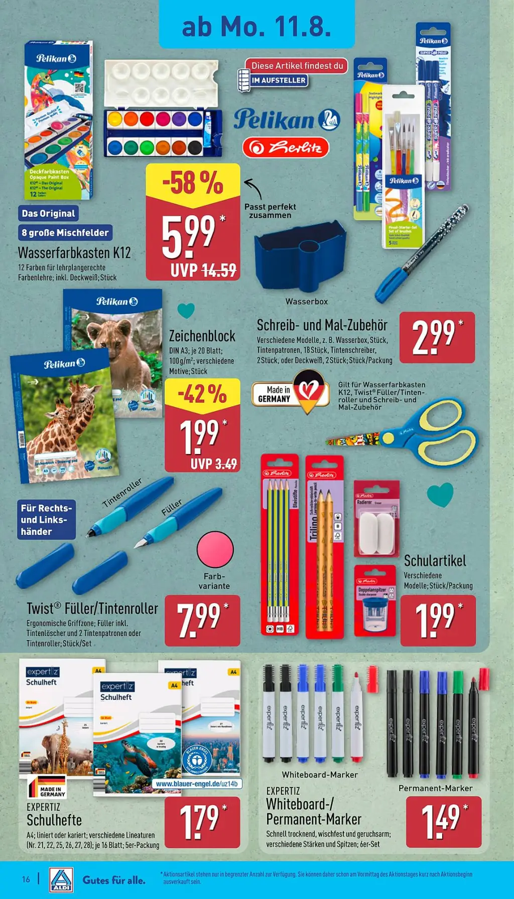 Aldi Nord Prospekt KW33 mit aktuellen Angeboten und attraktiven Rabatten – günstige Lebensmittel, Sparen Sie bei Aldi Nord Prospekt diese Woche!