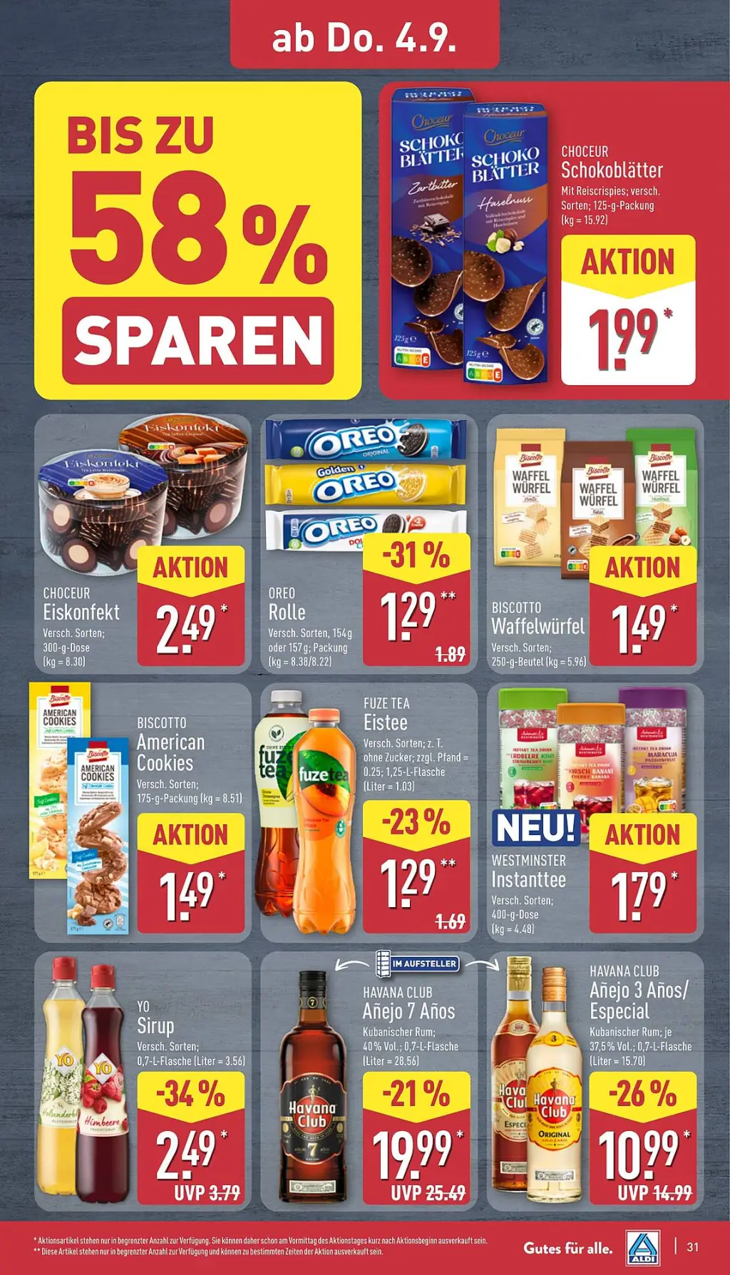 Aldi Nord Prospekt KW36 mit aktuellen Angeboten und attraktiven Rabatten – günstige Lebensmittel, Sparen Sie bei Aldi Nord Prospekt diese Woche!
