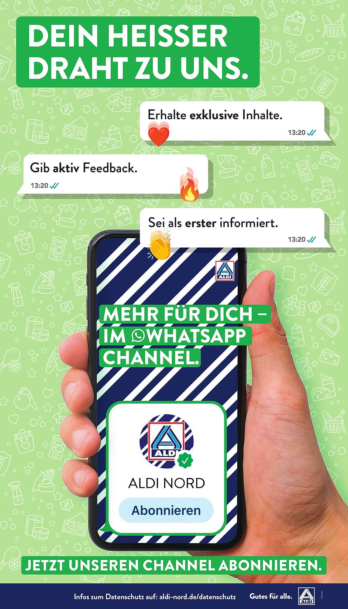 Aldi Nord Prospekt KW33 mit aktuellen Angeboten und attraktiven Rabatten – günstige Lebensmittel, Sparen Sie bei Aldi Nord Prospekt diese Woche!
