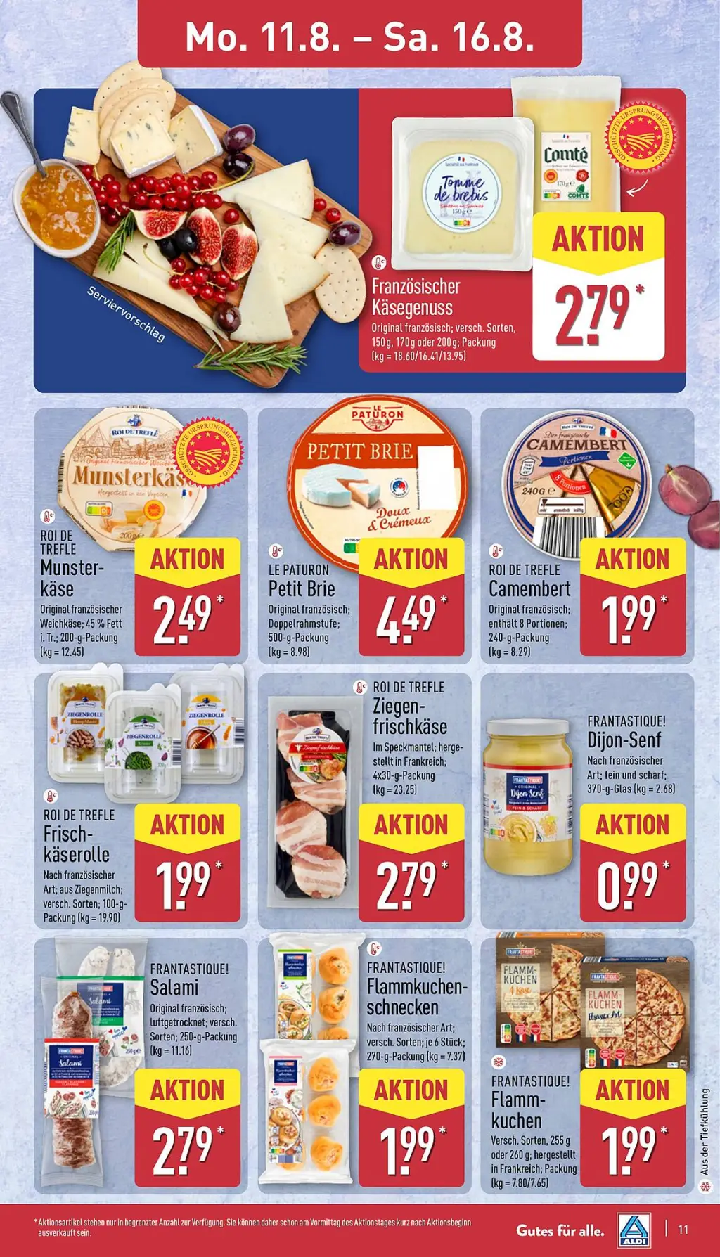 Aldi Nord Prospekt KW33 mit aktuellen Angeboten und attraktiven Rabatten – günstige Lebensmittel, Sparen Sie bei Aldi Nord Prospekt diese Woche!