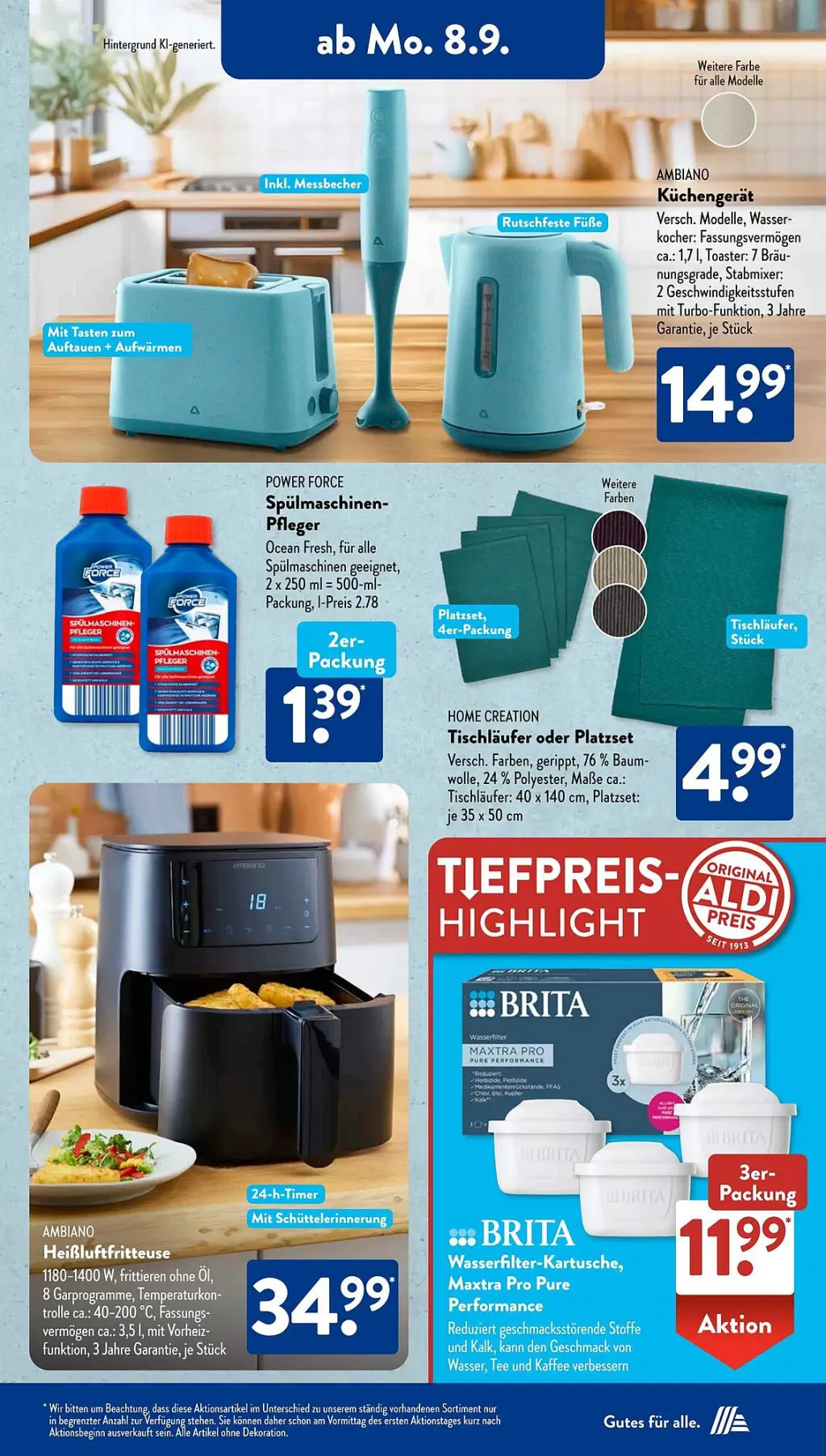 Aldi Süd Prospekt KW37 mit aktuellen Angeboten und attraktiven Rabatten – günstige Lebensmittel, Sparen Sie bei Aldi Süd Prospekt diese Woche!