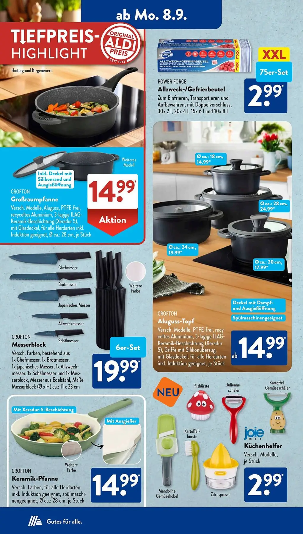 Aldi Süd Prospekt KW37 mit aktuellen Angeboten und attraktiven Rabatten – günstige Lebensmittel, Sparen Sie bei Aldi Süd Prospekt diese Woche!