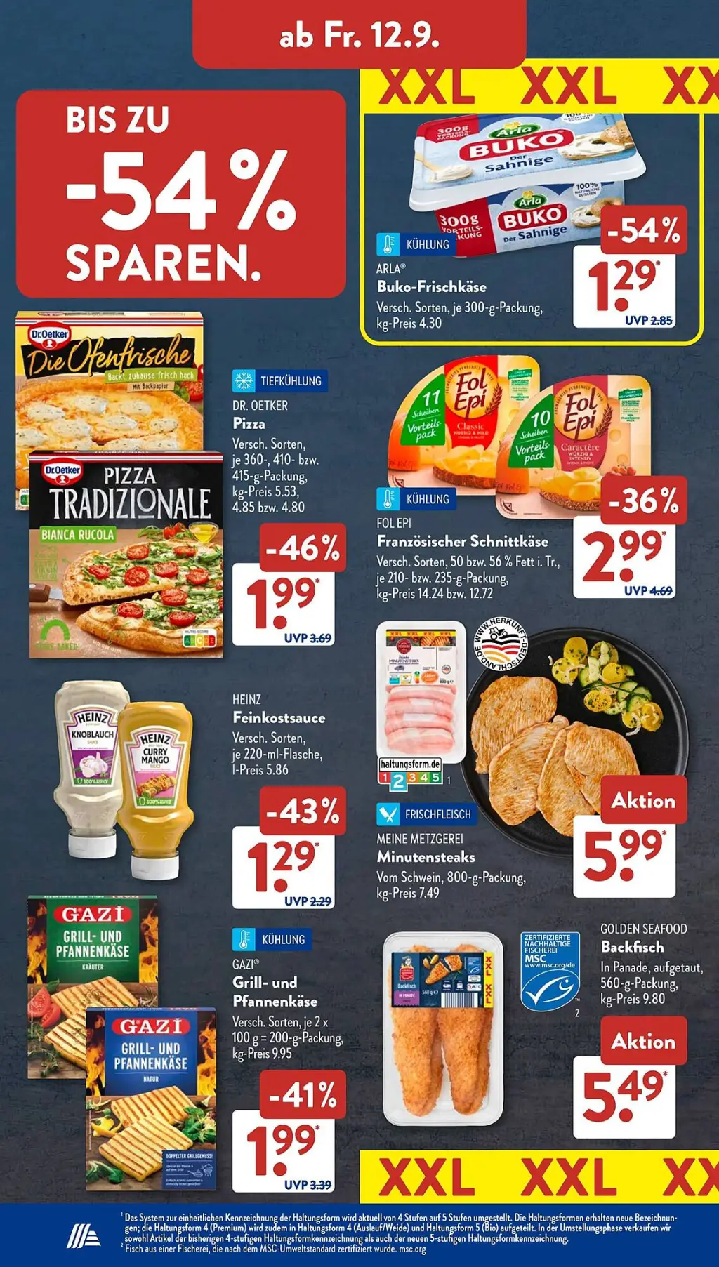 Aldi Süd Prospekt KW37 mit aktuellen Angeboten und attraktiven Rabatten – günstige Lebensmittel, Sparen Sie bei Aldi Süd Prospekt diese Woche!