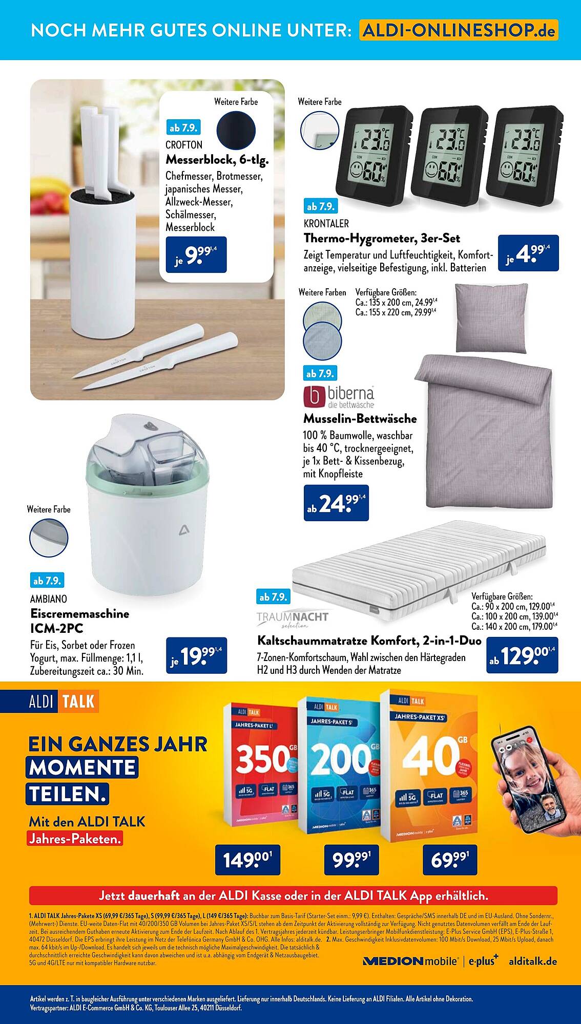 Aldi Süd Prospekt KW37 mit aktuellen Angeboten und attraktiven Rabatten – günstige Lebensmittel, Sparen Sie bei Aldi Süd Prospekt diese Woche!