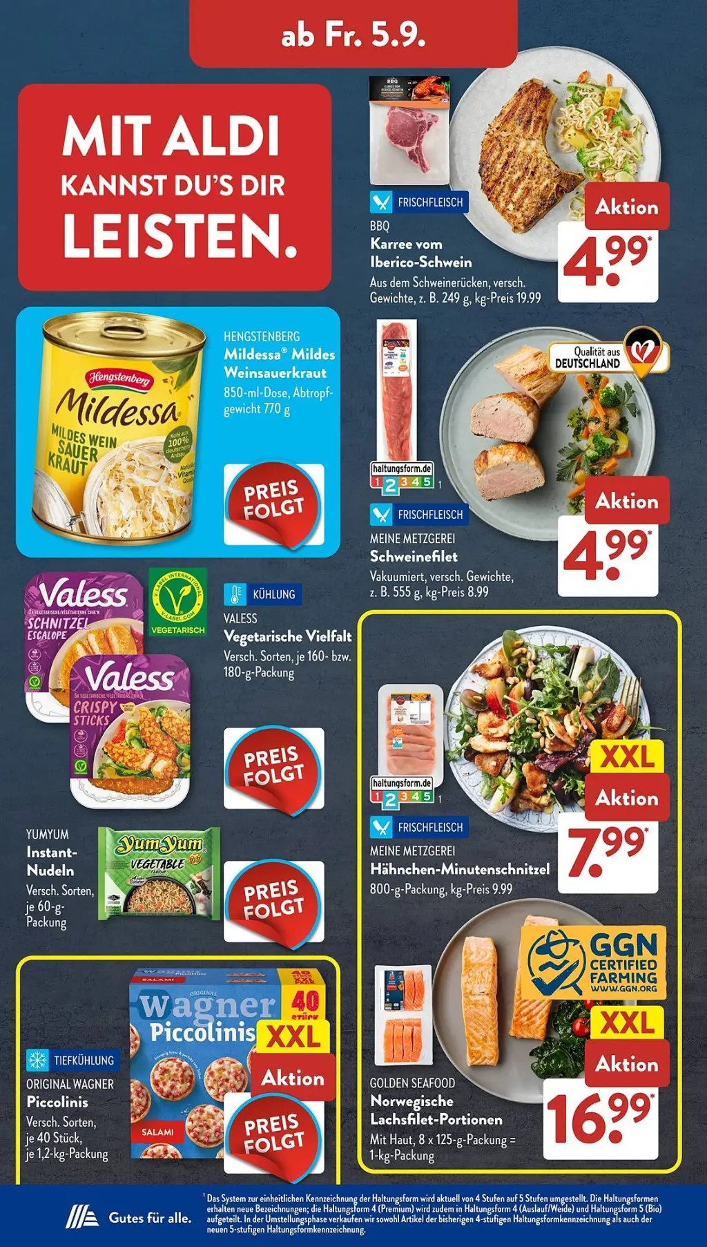 Aldi Süd Prospekt KW36 mit aktuellen Angeboten und attraktiven Rabatten – günstige Lebensmittel, Sparen Sie bei Aldi Süd Prospekt diese Woche!