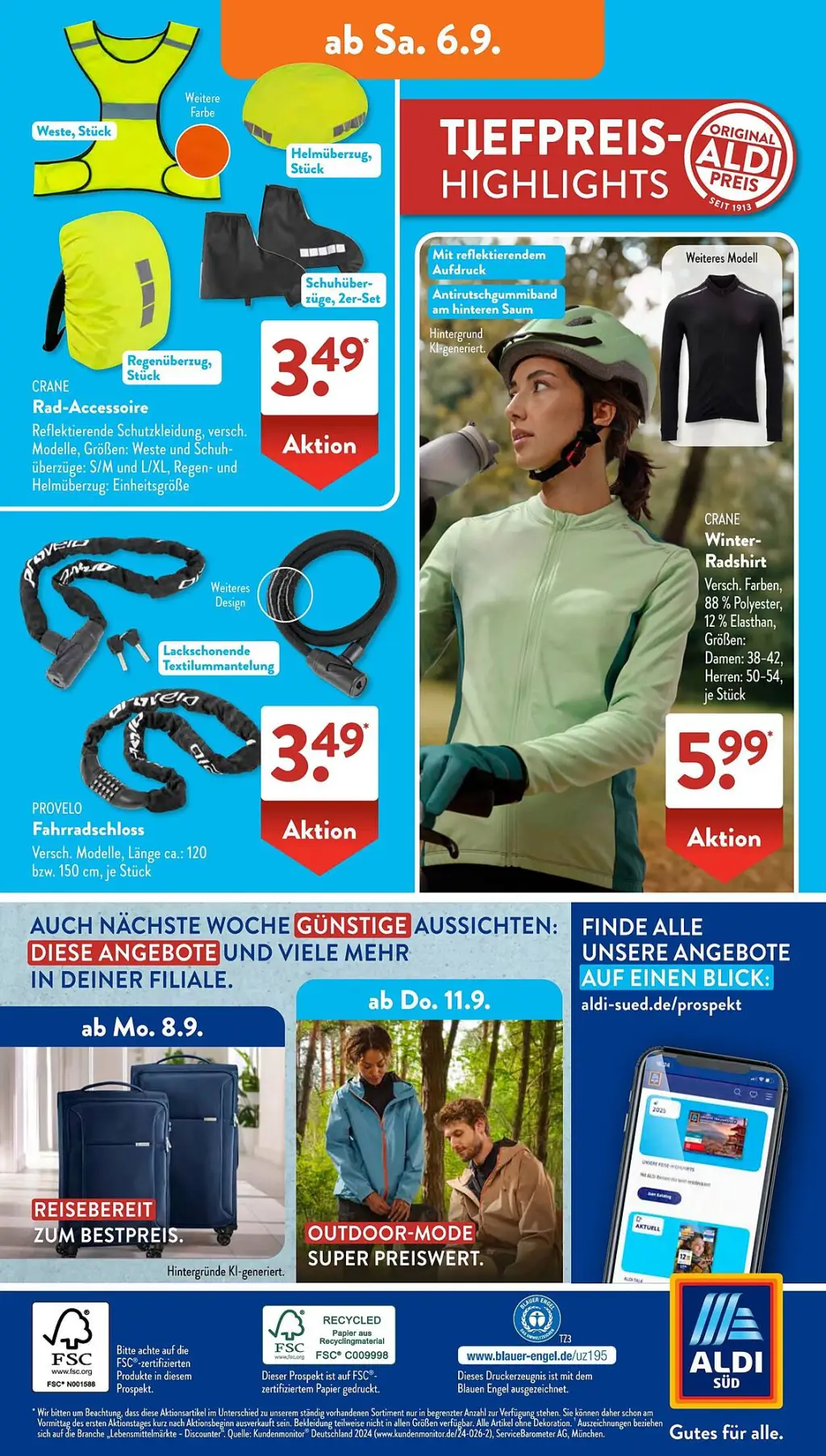 Aldi Süd Prospekt KW36 mit aktuellen Angeboten und attraktiven Rabatten – günstige Lebensmittel, Sparen Sie bei Aldi Süd Prospekt diese Woche!