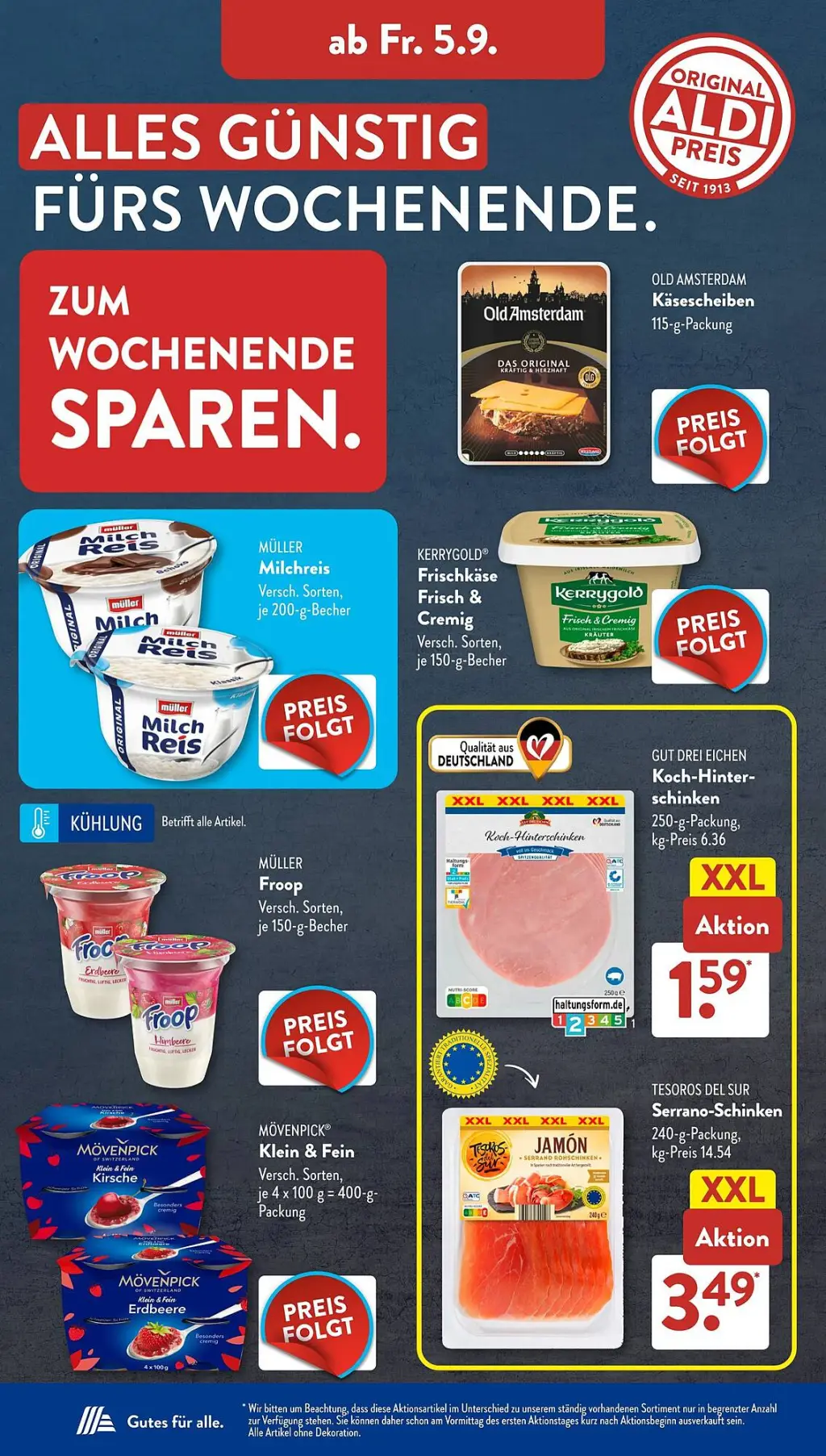 Aldi Süd Prospekt KW36 mit aktuellen Angeboten und attraktiven Rabatten – günstige Lebensmittel, Sparen Sie bei Aldi Süd Prospekt diese Woche!