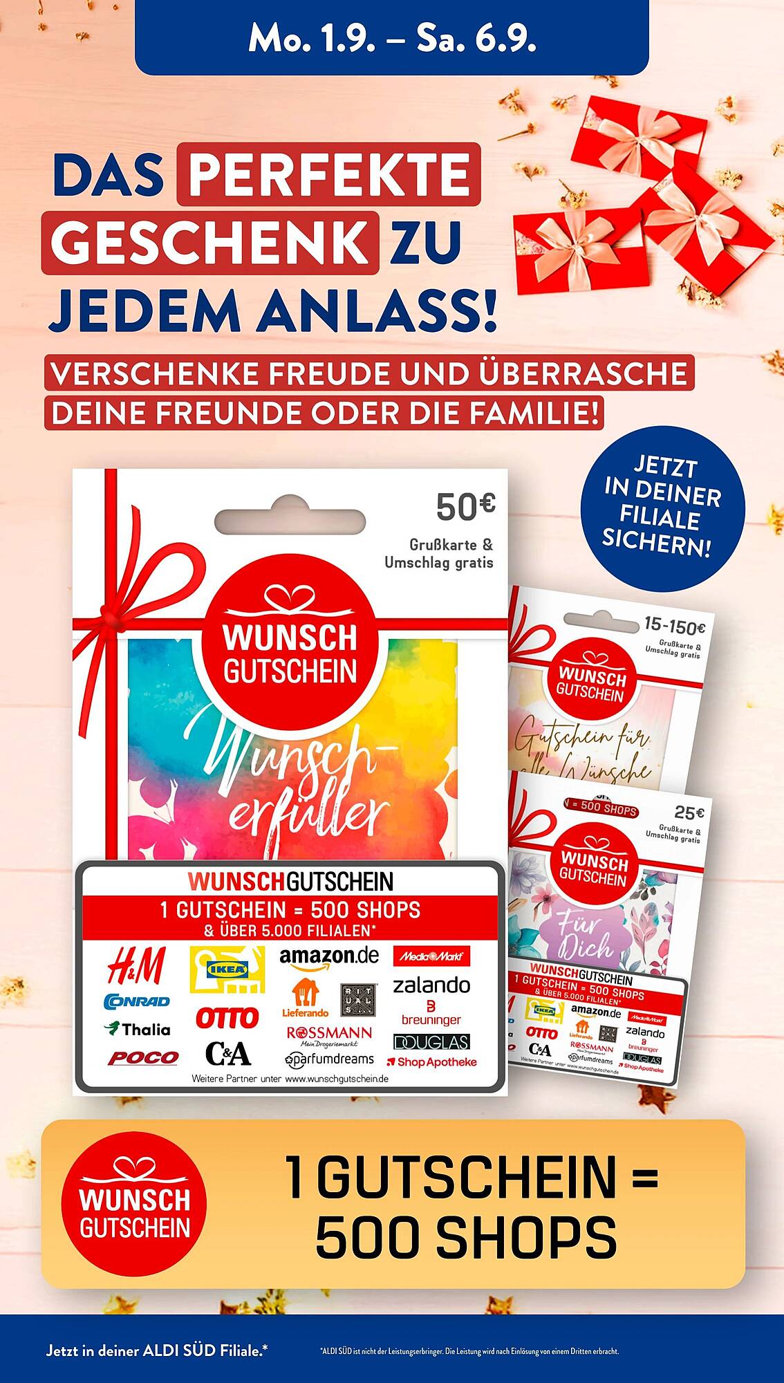 Aldi Süd Prospekt KW36 mit aktuellen Angeboten und attraktiven Rabatten – günstige Lebensmittel, Sparen Sie bei Aldi Süd Prospekt diese Woche!