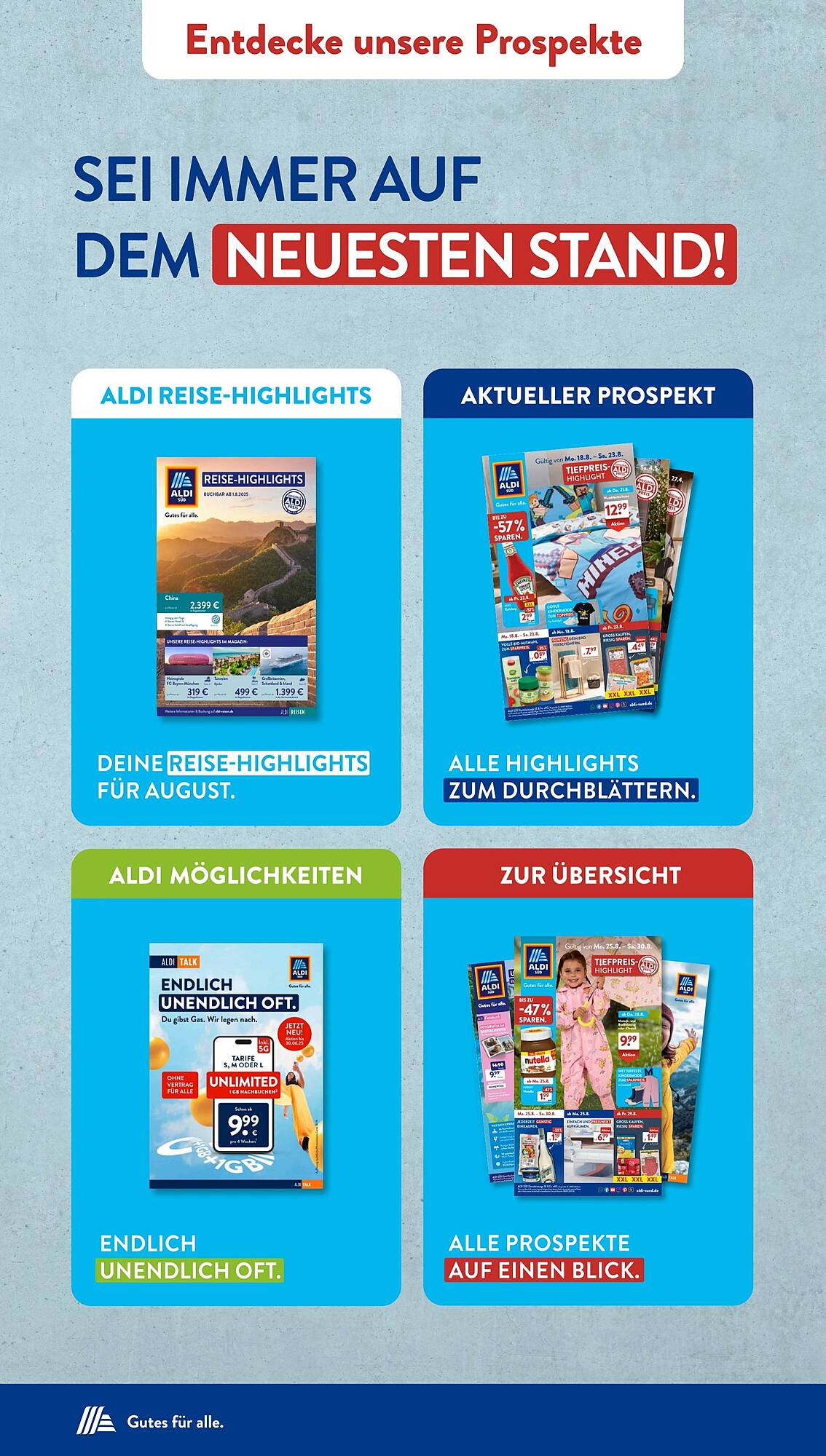 Aldi Süd Prospekt KW36 mit aktuellen Angeboten und attraktiven Rabatten – günstige Lebensmittel, Sparen Sie bei Aldi Süd Prospekt diese Woche!