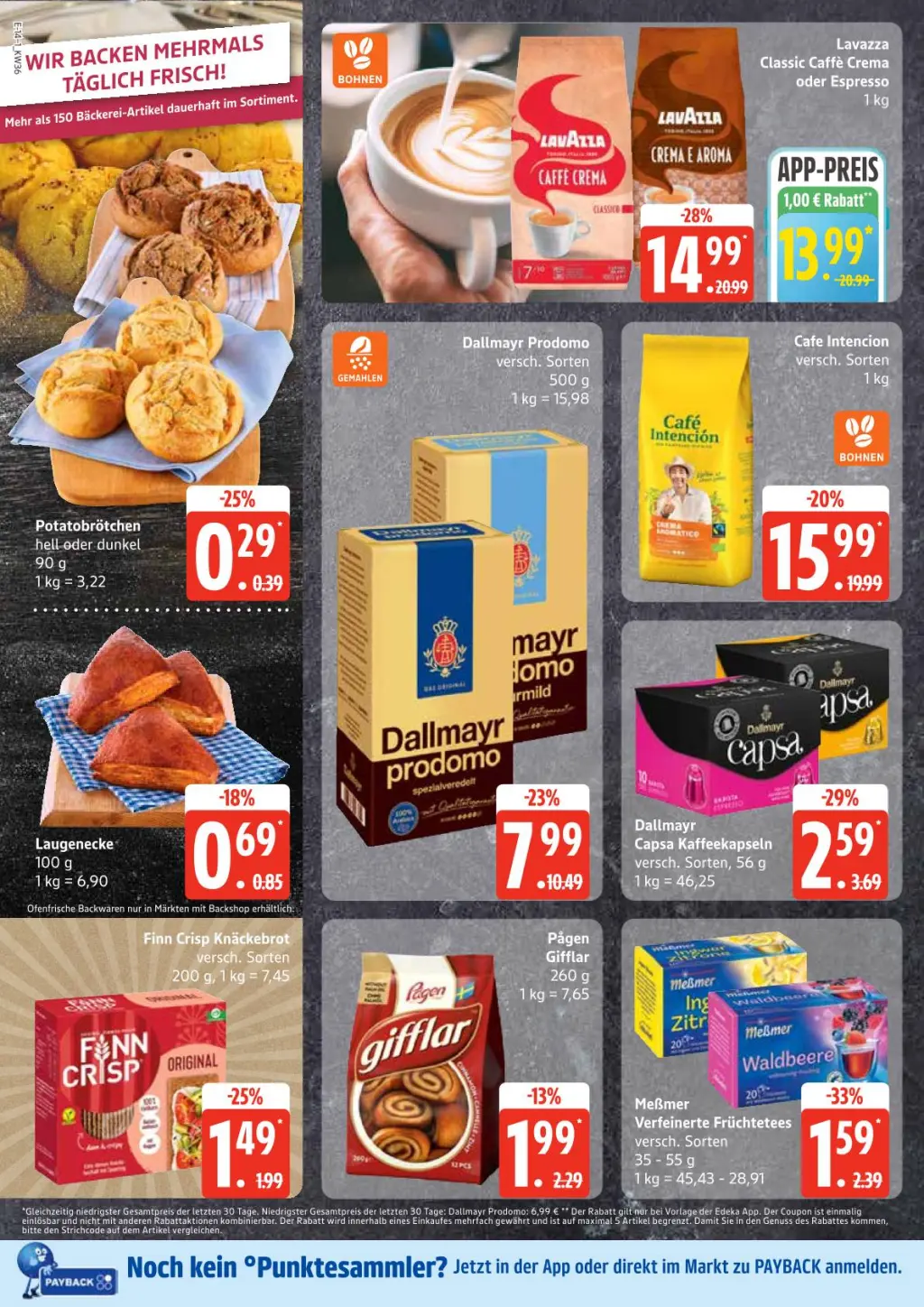 Edeka Prospekt KW36 mit aktuellen Angeboten und attraktiven Rabatten – günstige Lebensmittel, Sparen Sie bei Edeka Prospekt diese Woche!