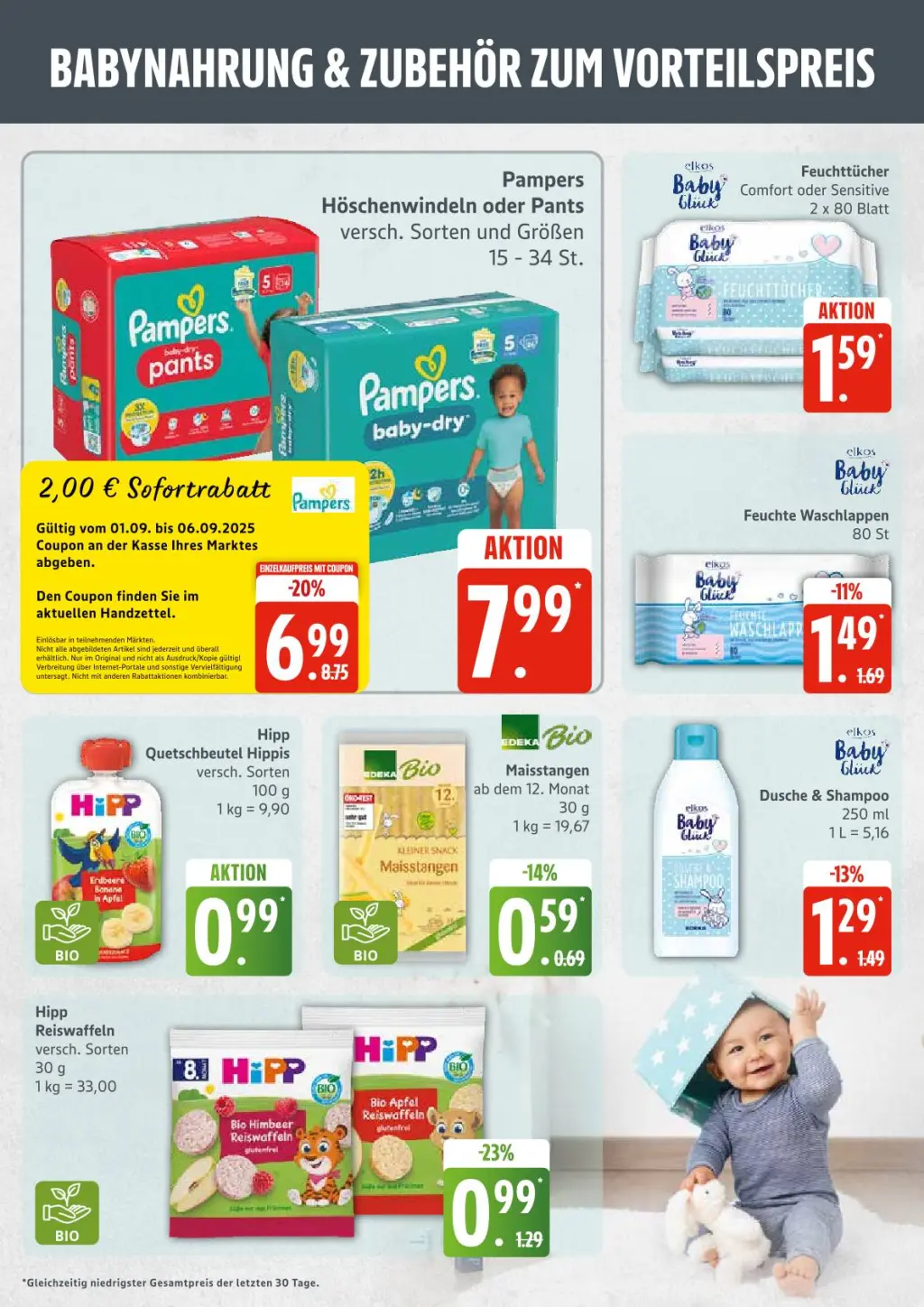 Edeka Prospekt KW36 mit aktuellen Angeboten und attraktiven Rabatten – günstige Lebensmittel, Sparen Sie bei Edeka Prospekt diese Woche!
