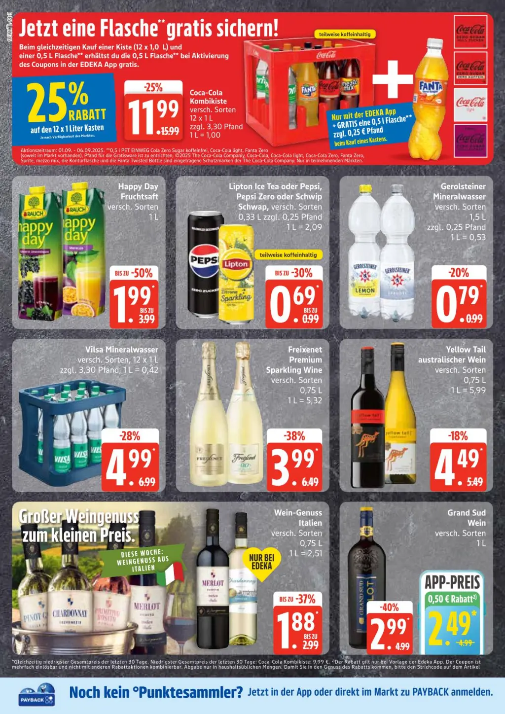 Edeka Prospekt KW36 mit aktuellen Angeboten und attraktiven Rabatten – günstige Lebensmittel, Sparen Sie bei Edeka Prospekt diese Woche!