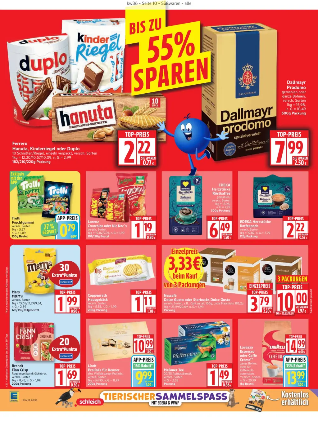 Edeka Prospekt KW36 mit aktuellen Angeboten und attraktiven Rabatten – günstige Lebensmittel, Sparen Sie bei Edeka Prospekt diese Woche!