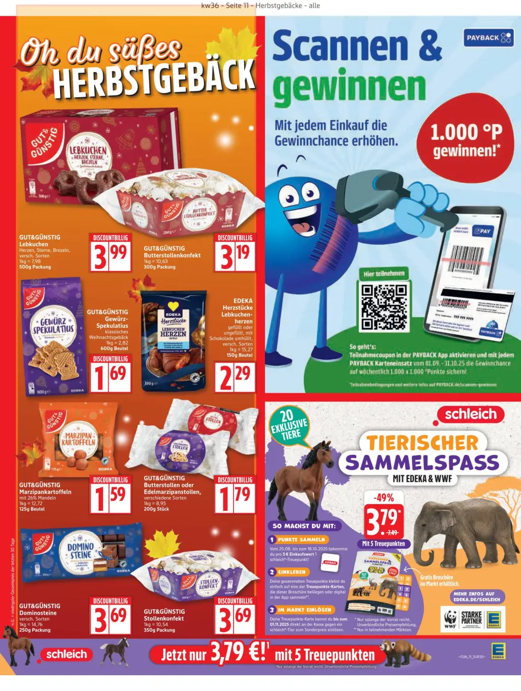 Edeka Prospekt KW36 mit aktuellen Angeboten und attraktiven Rabatten – günstige Lebensmittel, Sparen Sie bei Edeka Prospekt diese Woche!