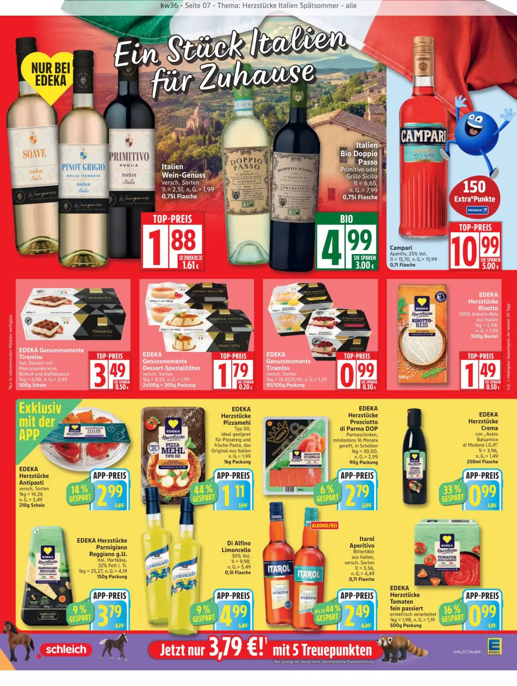 Edeka Prospekt KW36 mit aktuellen Angeboten und attraktiven Rabatten – günstige Lebensmittel, Sparen Sie bei Edeka Prospekt diese Woche!