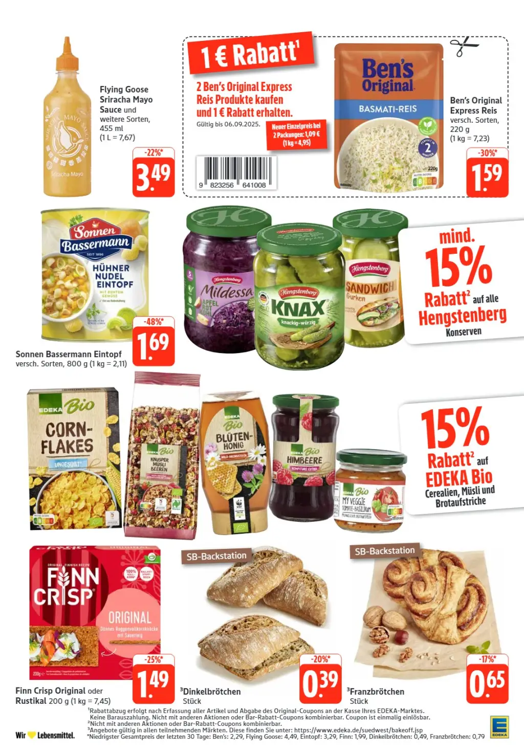Edeka Prospekt KW36 mit aktuellen Angeboten und attraktiven Rabatten – günstige Lebensmittel, Sparen Sie bei Edeka Prospekt diese Woche!