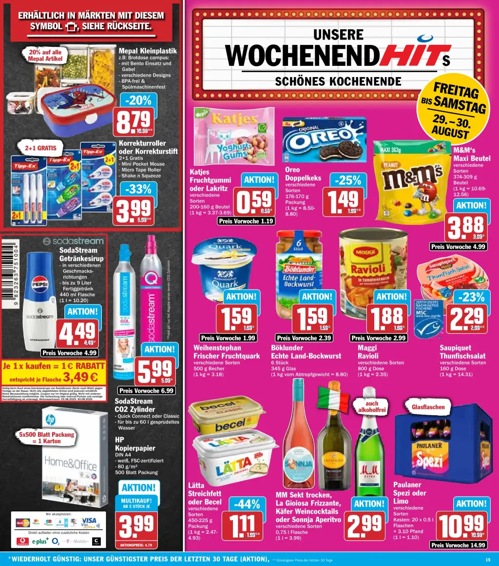 Hit Prospekt KW35 mit aktuellen Angeboten und attraktiven Rabatten – günstige Lebensmittel, Sparen Sie bei Hit Prospekt diese Woche!