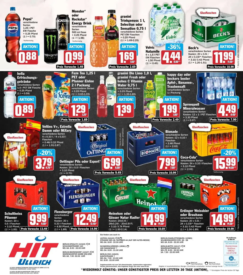 Hit Prospekt KW36 mit aktuellen Angeboten und attraktiven Rabatten – günstige Lebensmittel, Sparen Sie bei Hit Prospekt diese Woche!