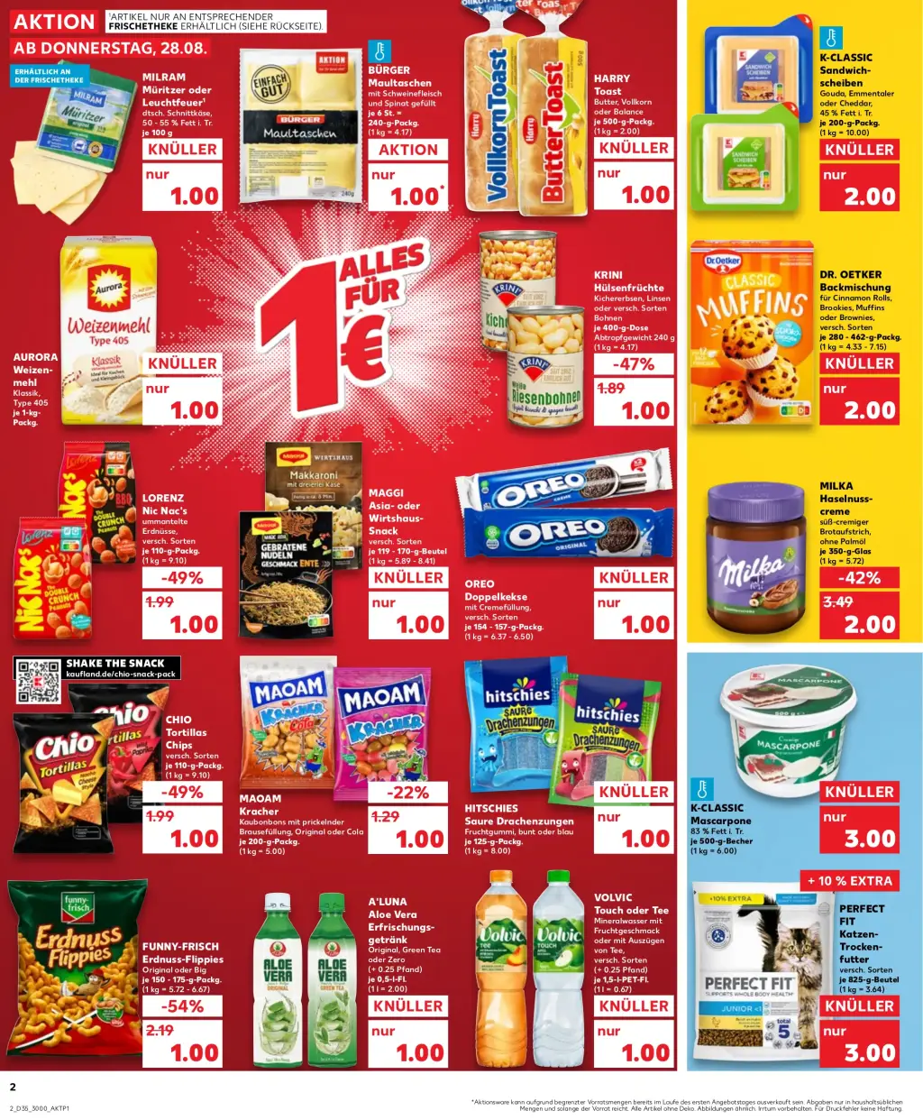 Kaufland Prospekt KW35 mit aktuellen Angeboten und attraktiven Rabatten – günstige Lebensmittel, Sparen Sie bei Kaufland Prospekt diese Woche!
