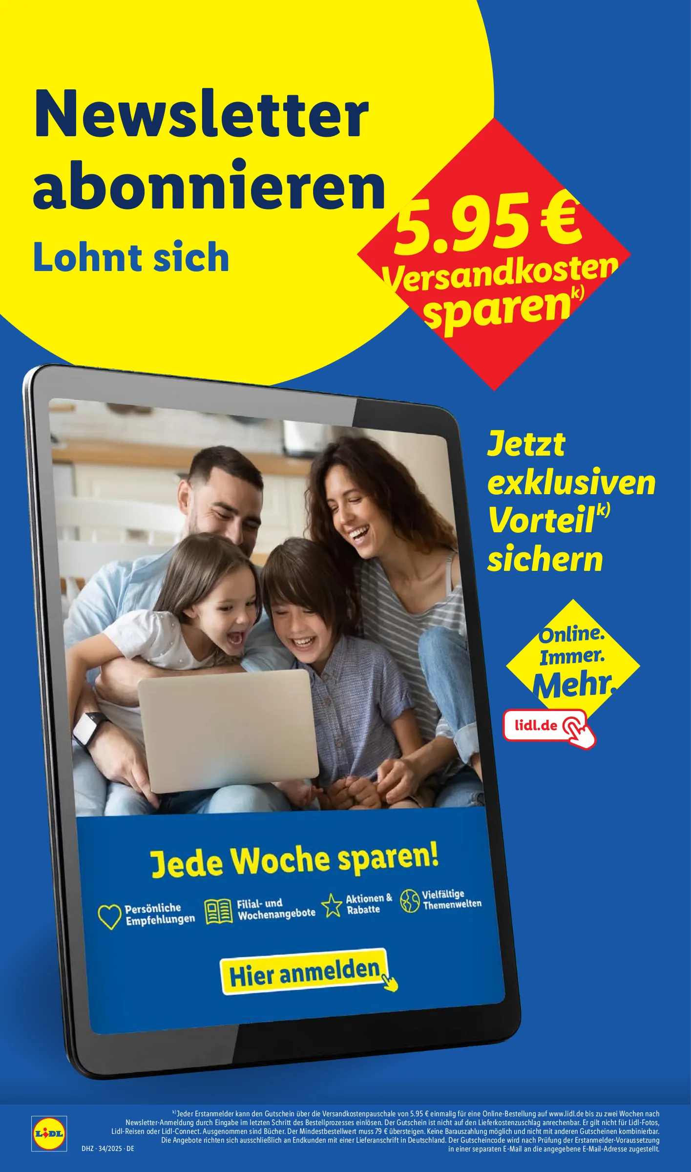 Lidl Prospekt KW34 mit aktuellen Angeboten und attraktiven Rabatten – günstige Lebensmittel, Sparen Sie bei Lidl Prospekt diese Woche!