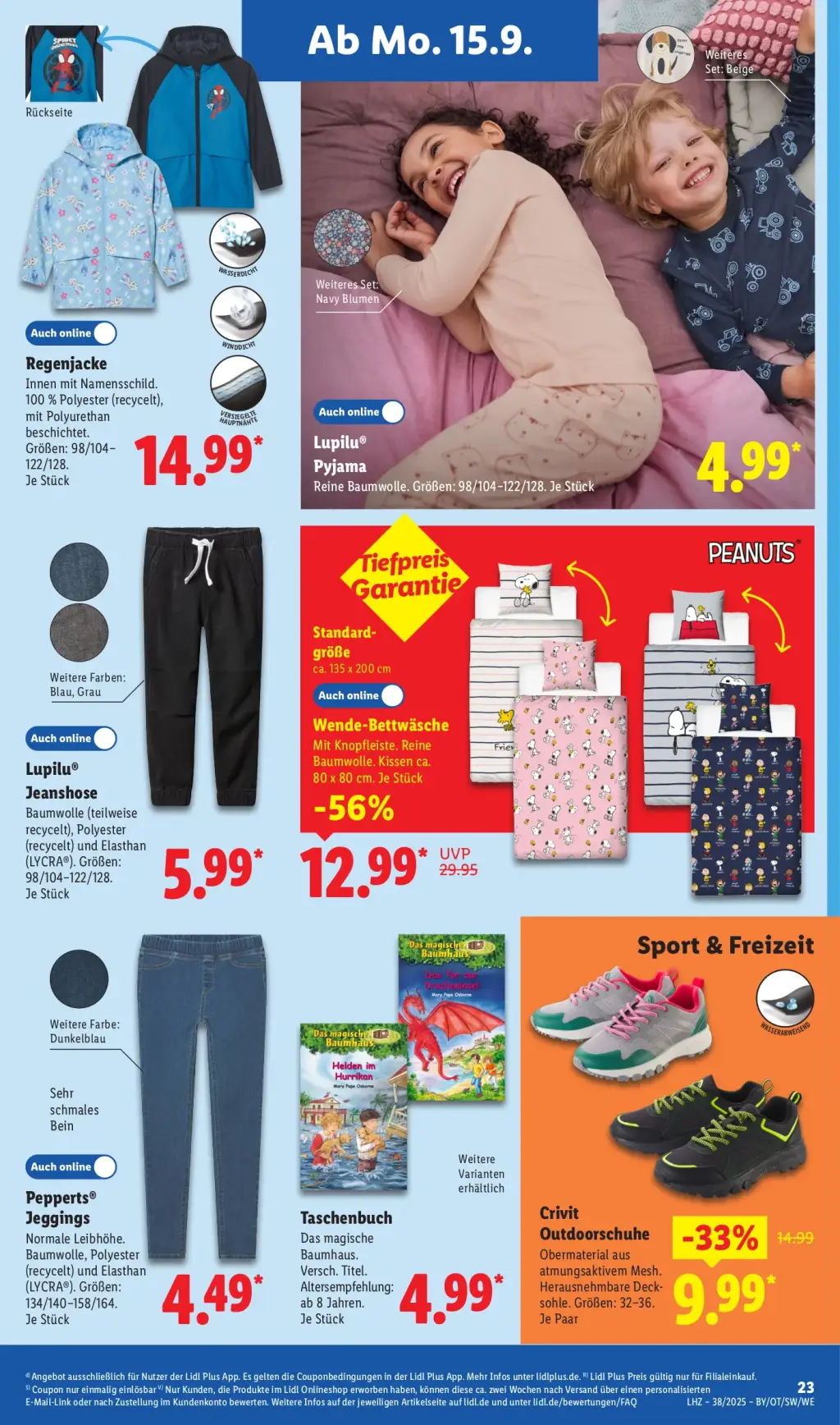 Lidl Prospekt KW38 mit aktuellen Angeboten und attraktiven Rabatten – günstige Lebensmittel, Sparen Sie bei Lidl Prospekt diese Woche!