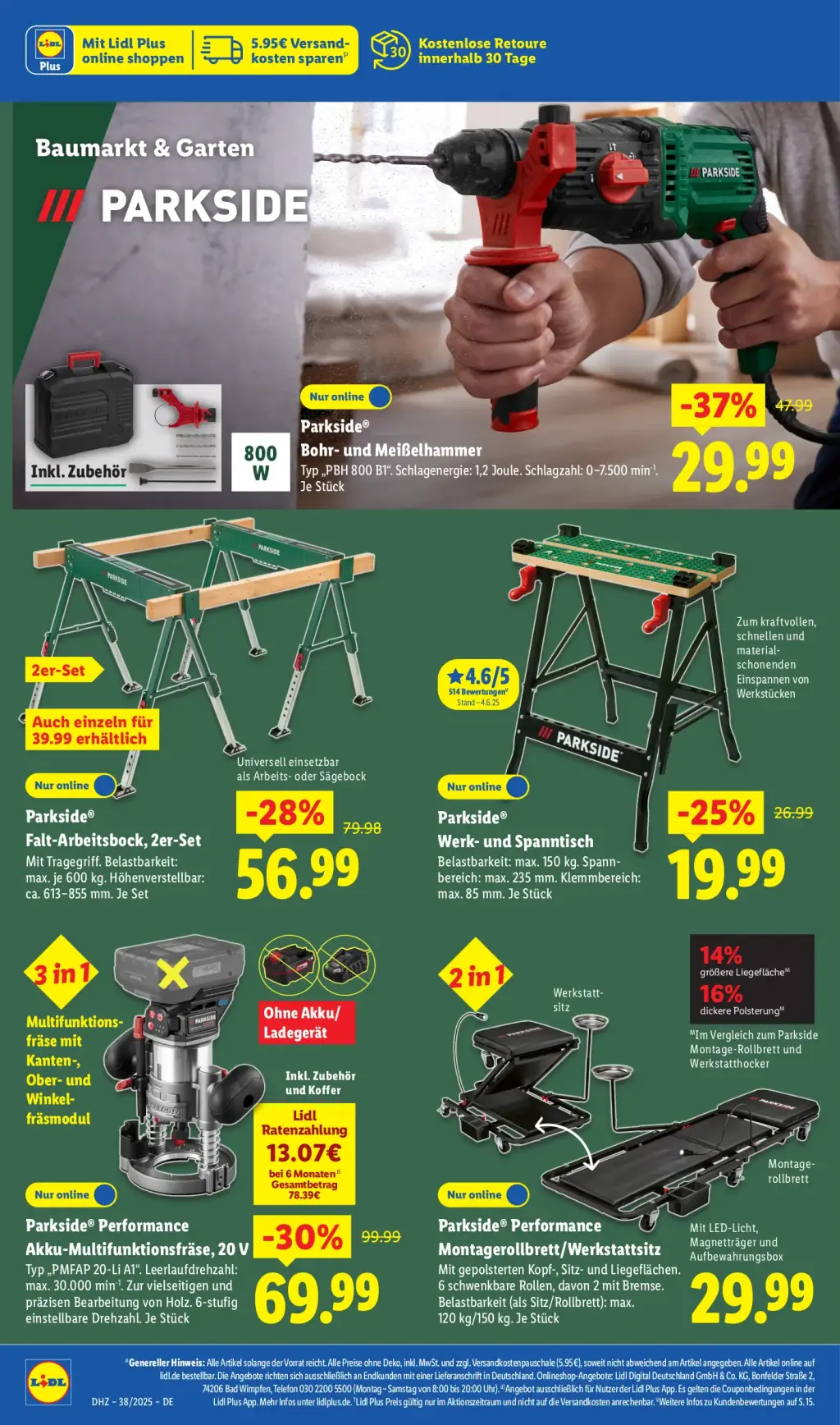 Lidl Prospekt KW38 mit aktuellen Angeboten und attraktiven Rabatten – günstige Lebensmittel, Sparen Sie bei Lidl Prospekt diese Woche!