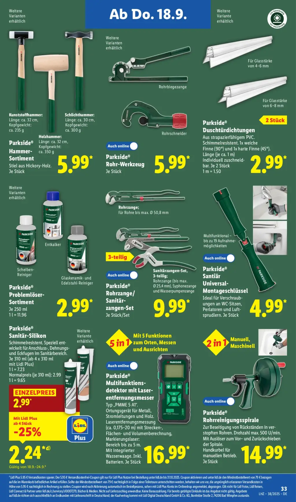Lidl Prospekt KW38 mit aktuellen Angeboten und attraktiven Rabatten – günstige Lebensmittel, Sparen Sie bei Lidl Prospekt diese Woche!