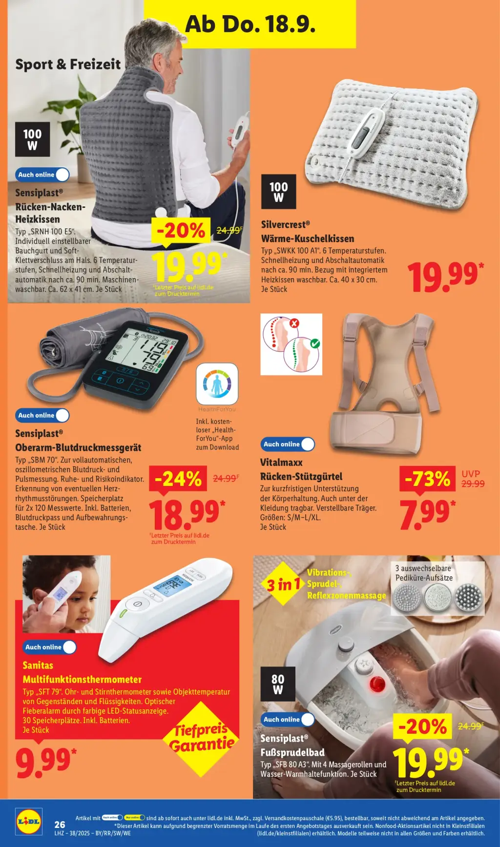 Lidl Prospekt KW38 mit aktuellen Angeboten und attraktiven Rabatten – günstige Lebensmittel, Sparen Sie bei Lidl Prospekt diese Woche!