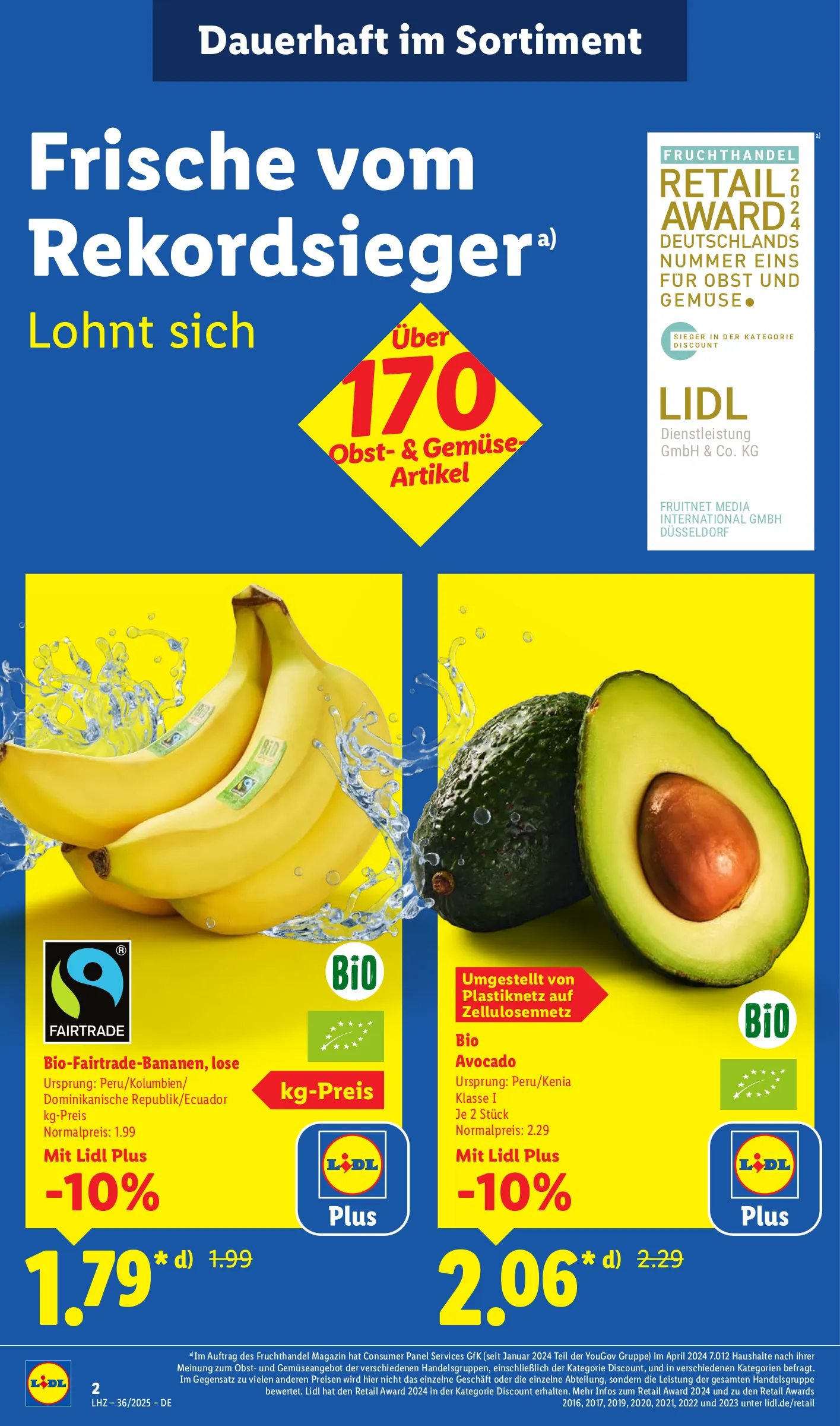 Lidl Prospekt KW36 mit aktuellen Angeboten und attraktiven Rabatten – günstige Lebensmittel, Sparen Sie bei Lidl Prospekt diese Woche!