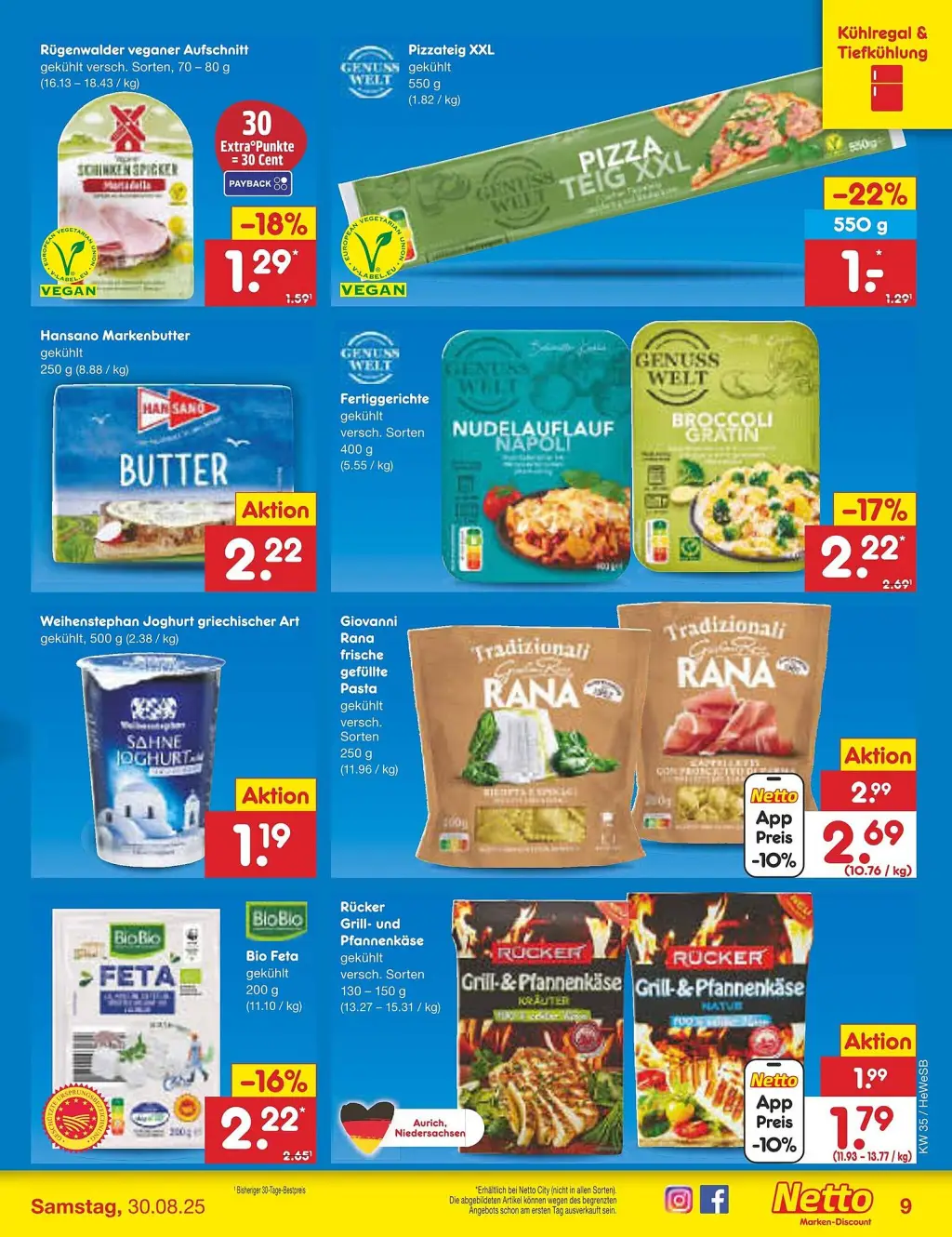 Netto Marken-Discount Prospekt KW35 mit aktuellen Angeboten und attraktiven Rabatten – günstige Lebensmittel, Sparen Sie bei Netto Marken-Discount Prospekt diese Woche!