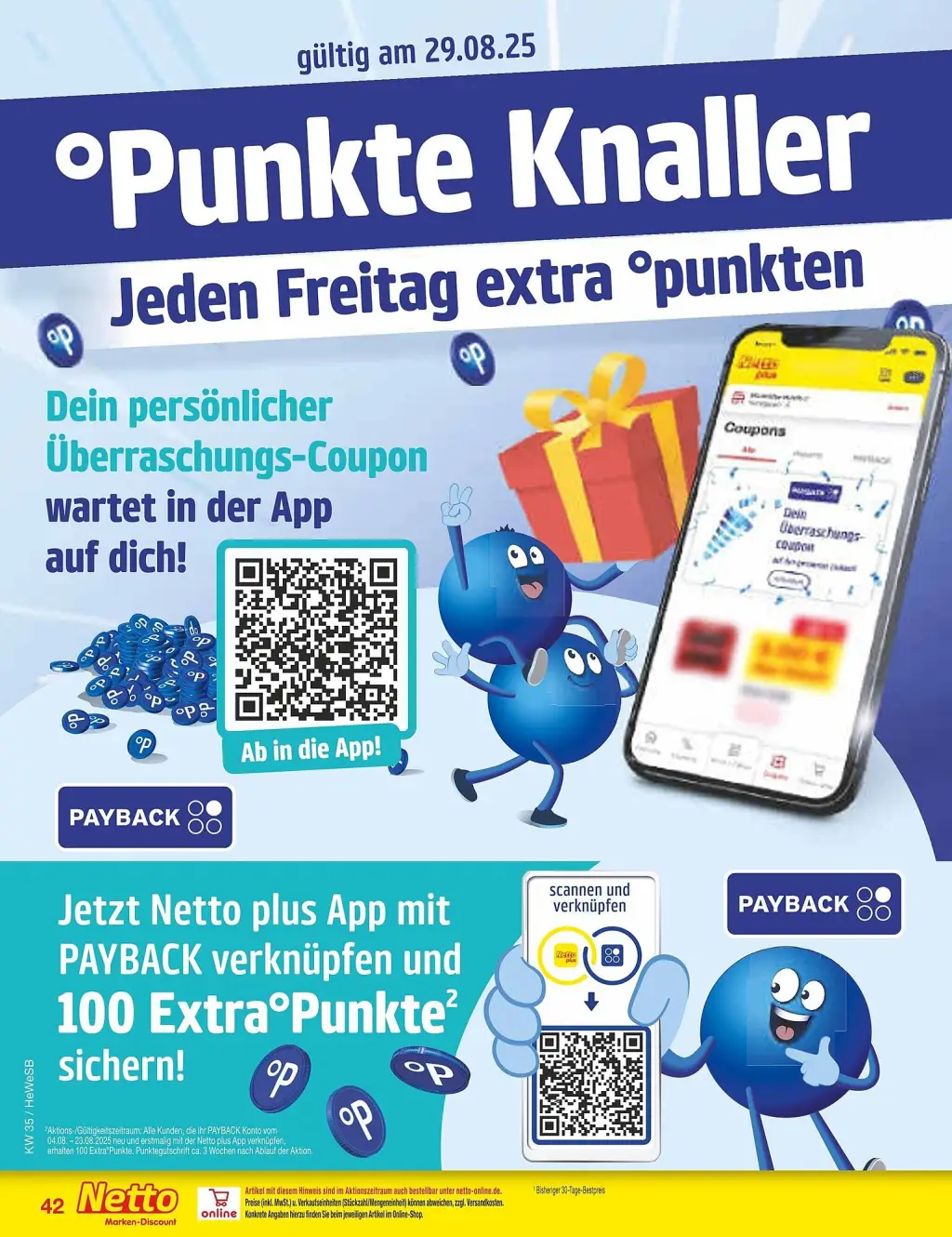 Netto Marken-Discount Prospekt KW35 mit aktuellen Angeboten und attraktiven Rabatten – günstige Lebensmittel, Sparen Sie bei Netto Marken-Discount Prospekt diese Woche!