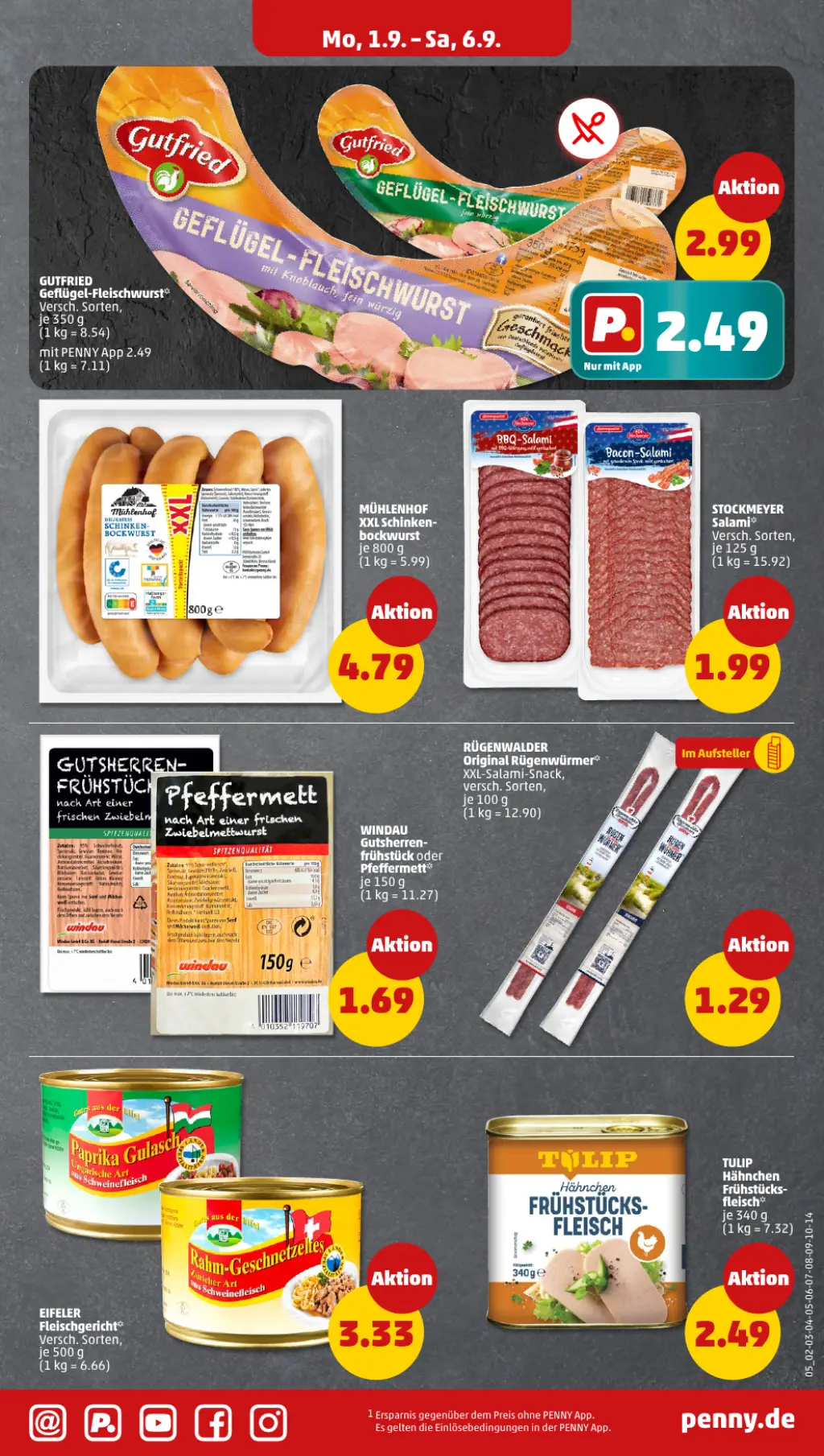 PENNY Prospekt KW36 mit aktuellen Angeboten und attraktiven Rabatten – günstige Lebensmittel, Sparen Sie bei PENNY Prospekt diese Woche!