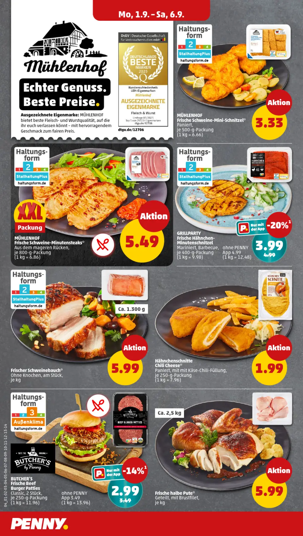 PENNY Prospekt KW36 mit aktuellen Angeboten und attraktiven Rabatten – günstige Lebensmittel, Sparen Sie bei PENNY Prospekt diese Woche!