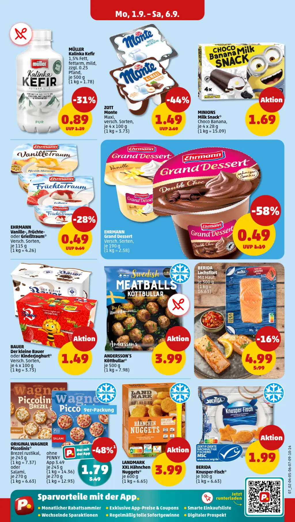 PENNY Prospekt KW36 mit aktuellen Angeboten und attraktiven Rabatten – günstige Lebensmittel, Sparen Sie bei PENNY Prospekt diese Woche!