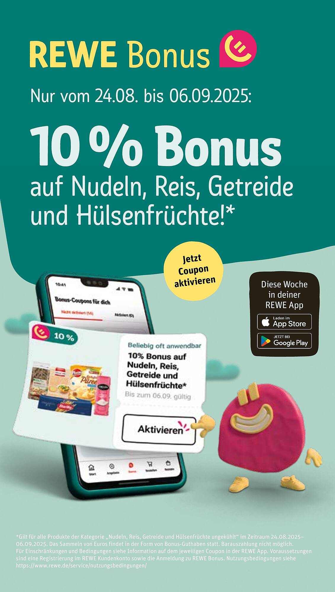 REWE Prospekt KW36 mit aktuellen Angeboten und attraktiven Rabatten – günstige Lebensmittel, Sparen Sie bei REWE Prospekt diese Woche!