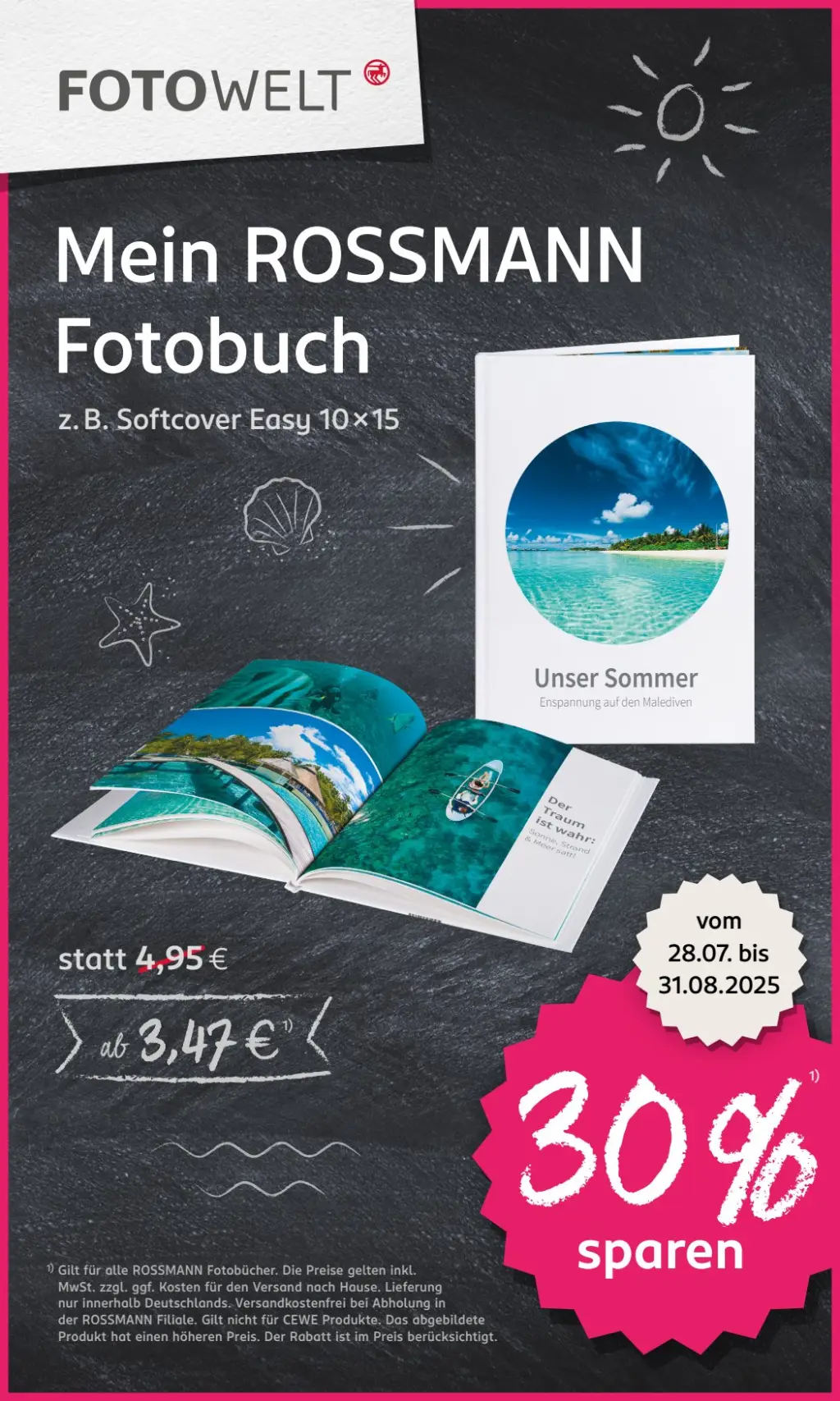 Rossmann Prospekt KW35 mit aktuellen Angeboten und attraktiven Rabatten – günstige Lebensmittel, Sparen Sie bei Rossmann Prospekt diese Woche!