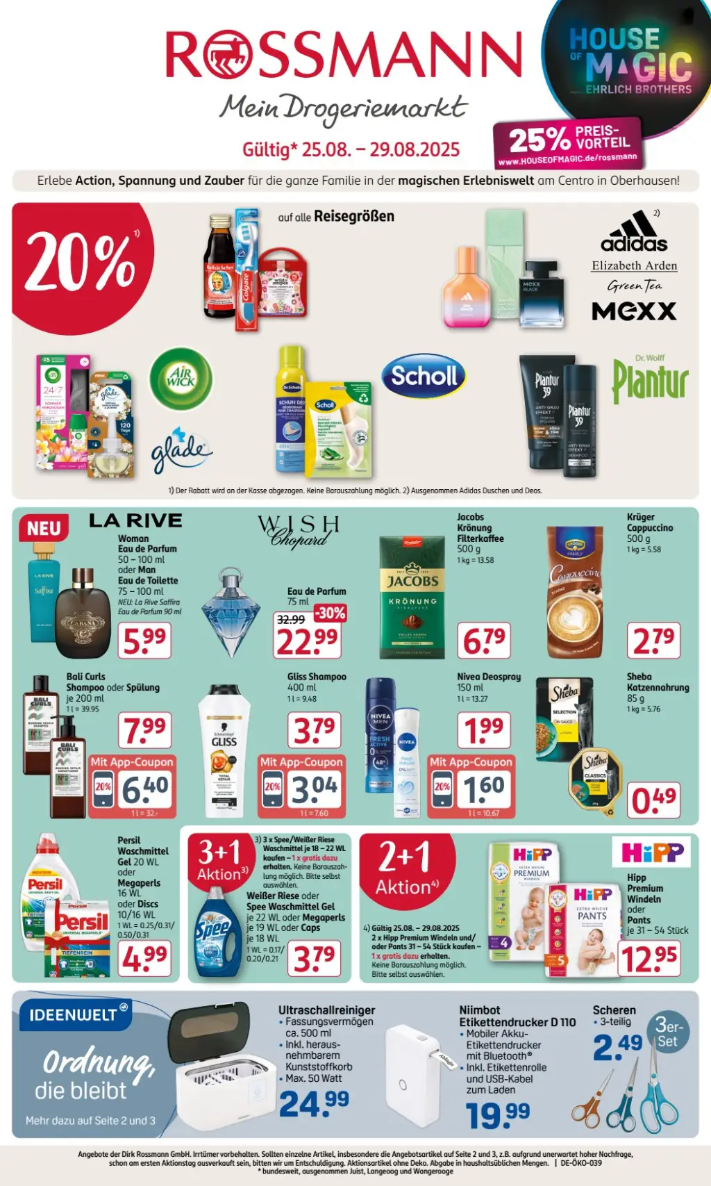 Rossmann Prospekt KW35 mit aktuellen Angeboten und attraktiven Rabatten – günstige Lebensmittel, Sparen Sie bei Rossmann Prospekt diese Woche!