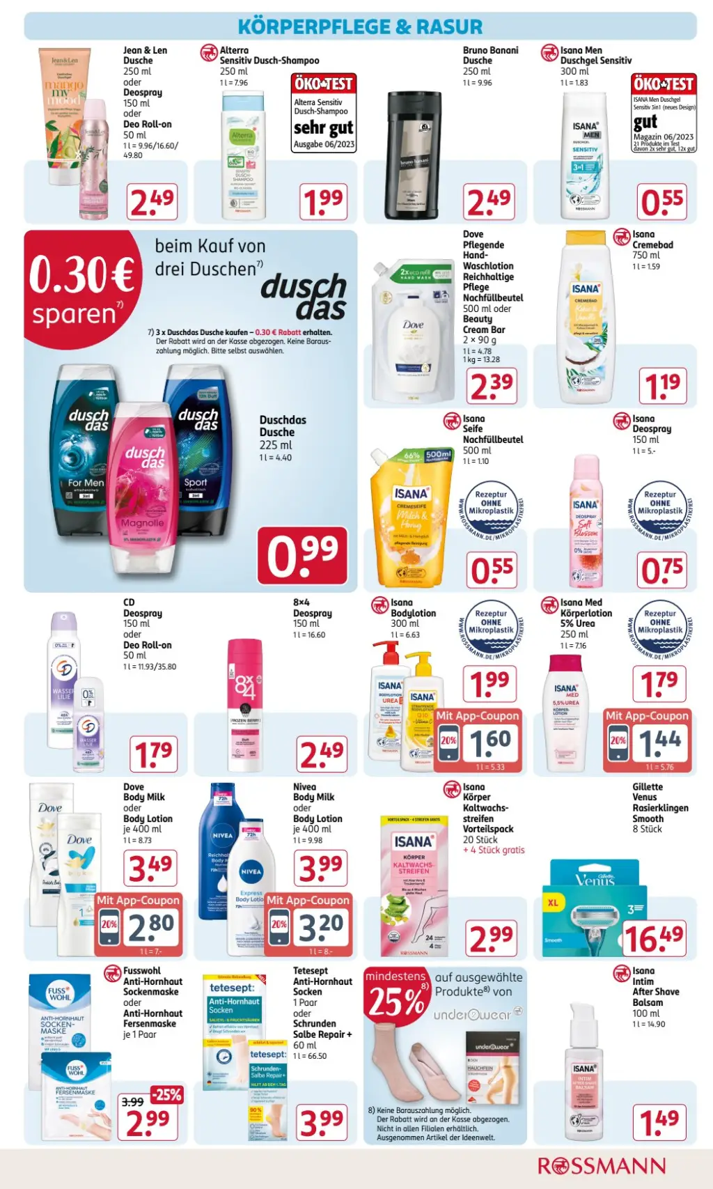 Rossmann Prospekt KW35 mit aktuellen Angeboten und attraktiven Rabatten – günstige Lebensmittel, Sparen Sie bei Rossmann Prospekt diese Woche!