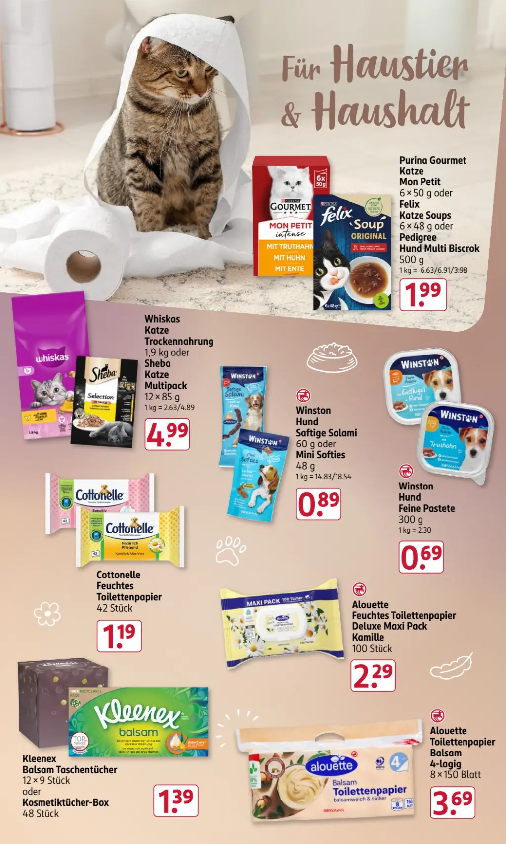 Rossmann Prospekt KW35 mit aktuellen Angeboten und attraktiven Rabatten – günstige Lebensmittel, Sparen Sie bei Rossmann Prospekt diese Woche!