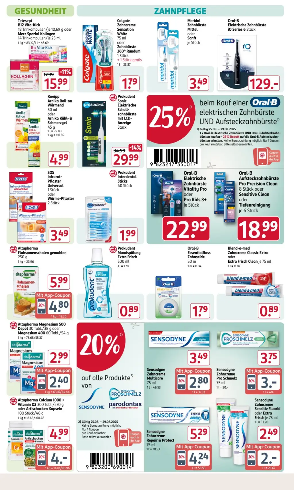 Rossmann Prospekt KW35 mit aktuellen Angeboten und attraktiven Rabatten – günstige Lebensmittel, Sparen Sie bei Rossmann Prospekt diese Woche!