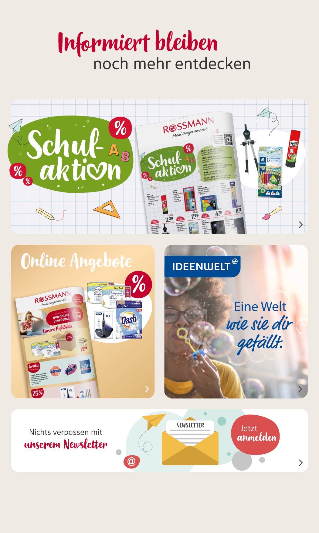 Rossmann Prospekt KW35 mit aktuellen Angeboten und attraktiven Rabatten – günstige Lebensmittel, Sparen Sie bei Rossmann Prospekt diese Woche!