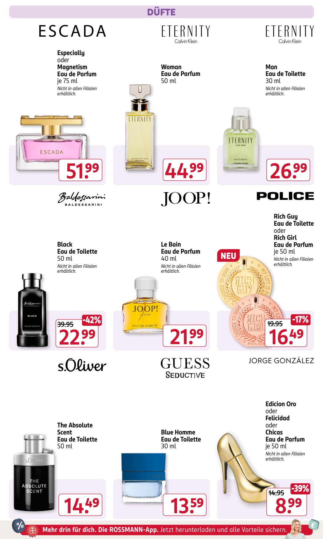 Rossmann Prospekt KW35 mit aktuellen Angeboten und attraktiven Rabatten – günstige Lebensmittel, Sparen Sie bei Rossmann Prospekt diese Woche!