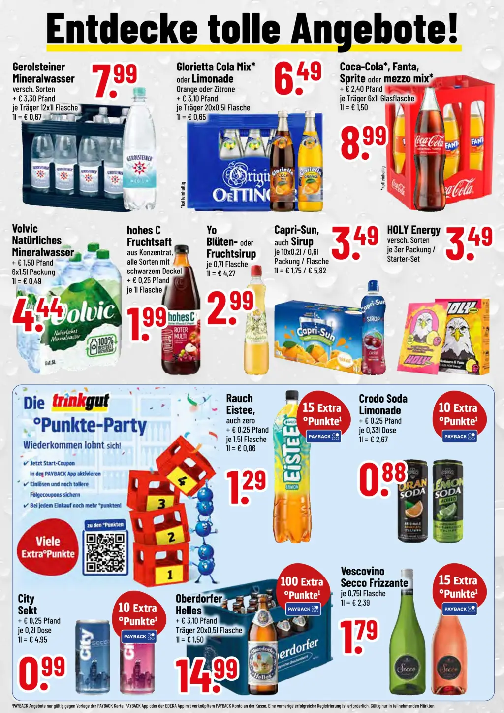 trinkgut Prospekt KW36 mit aktuellen Angeboten und attraktiven Rabatten – günstige Lebensmittel, Sparen Sie bei trinkgut Prospekt diese Woche!