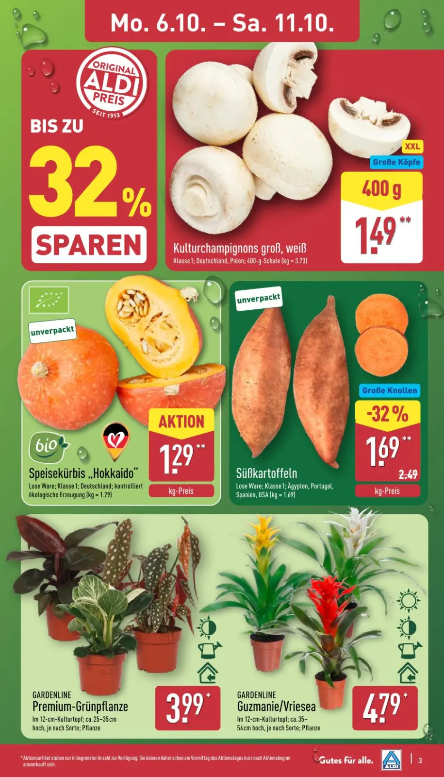 Aldi Nord Prospekt KW41 mit aktuellen Angeboten und attraktiven Rabatten – günstige Lebensmittel, Sparen Sie bei Aldi Nord Prospekt diese Woche!